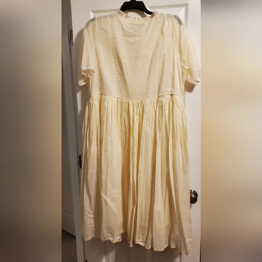 (SOLD)Cotton Organza Dress - Picture 6 of 8